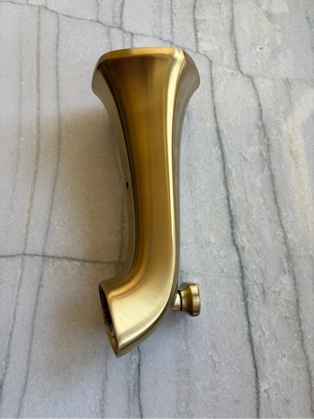 Kohler Sundae Single Bathtub Faucet Vibrant Brushed Moderne Brass